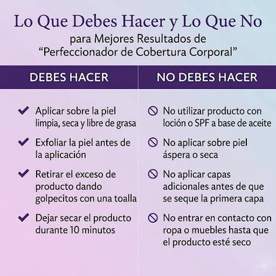 Crema corporal maquillaje