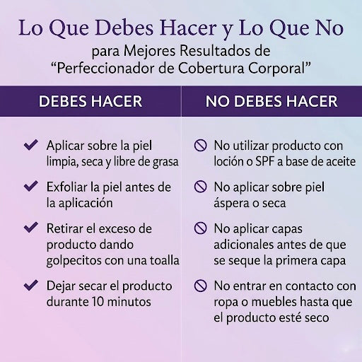 Crema corporal maquillaje