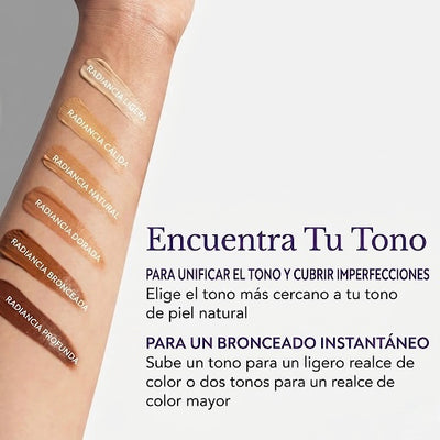Crema corporal maquillaje