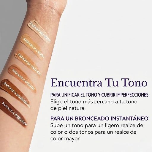 Crema corporal maquillaje