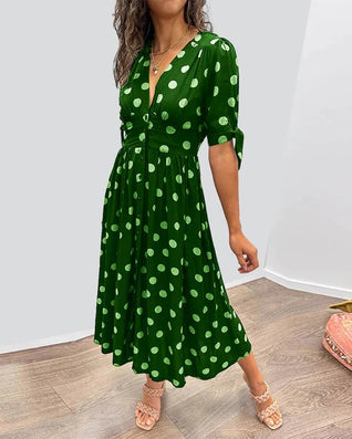 Vestido Novelle Luxe de Lunares