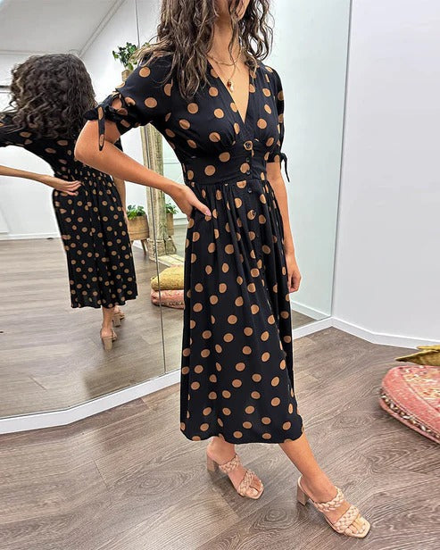 Vestido Novelle Luxe de Lunares