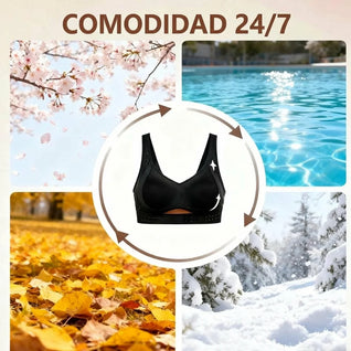 Sujetador corrector de postura sin varillas