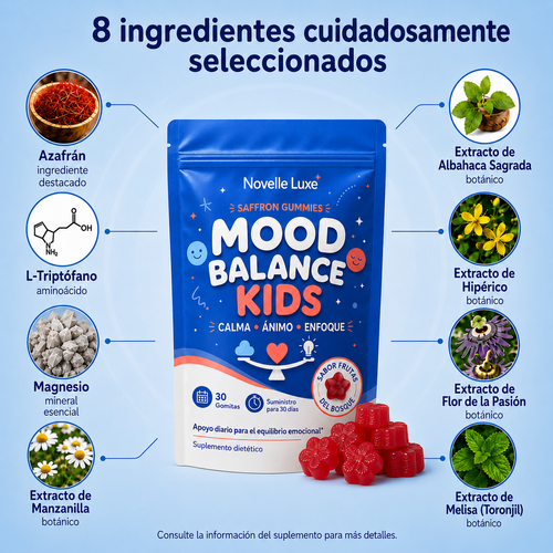 Gomitas de azafrán Mood Balance Kids™