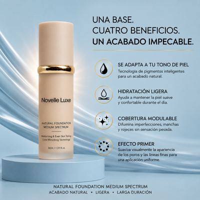Novelle Luxe Color Adapt™ – Base Inteligente 4 en 1