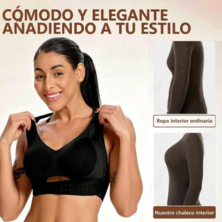 Sujetador corrector de postura sin varillas