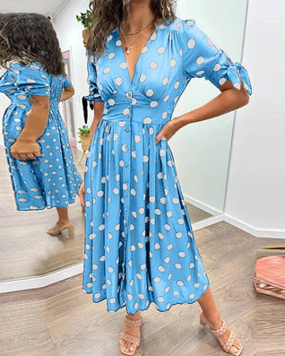 Vestido Novelle Luxe de Lunares